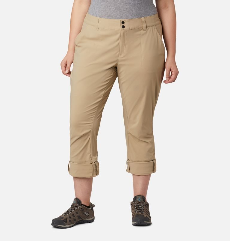 Columbia Saturday Trail Stretch Bukse Dame Khaki | Plus Size 16875S